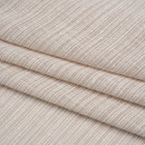 Slubbed Double Wide Drapery Sheers Woven Fabric - Flax - British Imported