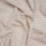 Slubbed Double Wide Drapery Sheers Woven Fabric - Flax - British Imported