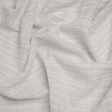 Slubbed Double Wide Drapery Sheers Woven Fabric - Pebble - British Imported