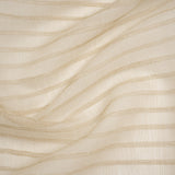 Double Wide Drapery Sheers Woven Fabric - Parchment Textured Checks - British Imported