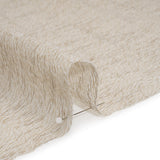 Wrinkled Look Loosely Woven Double Wide Drapery Sheers Fabric - Parchment - British Imported