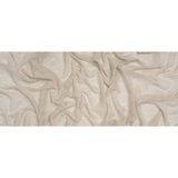 Wrinkled Look Loosely Woven Double Wide Drapery Sheers Fabric - Parchment - British Imported