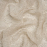 Wrinkled Look Loosely Woven Double Wide Drapery Sheers Fabric - Parchment - British Imported