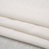 Corded Double Wide Drapery Sheers Fabric - Ecru Abstract Texture - British Imported