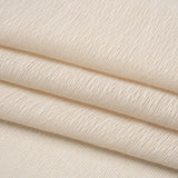 Corded Double Wide Drapery Sheers Fabric - Sand Abstract Texture - British Imported