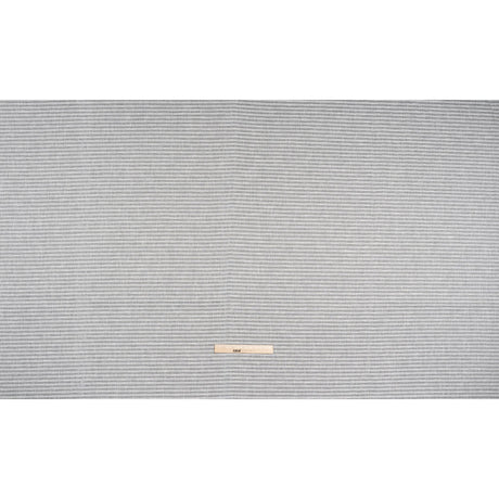 Slubbed Double Wide Drapery Sheers Woven - Chalk Sheer Stripes - British Imported