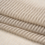 Slubbed Double Wide Drapery Sheers Woven - Smoke Sheer Stripes - British Imported