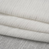 Creped Gauzy Double Wide Drapery Sheers Fabric - Pebble Slubbed Stripes - British Imported