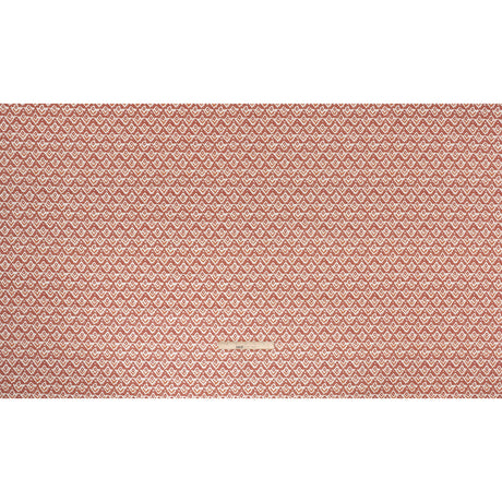 Cotton and Linen Canvas Print - Raspberry Rows of Diamonds - British Imported