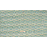 Cotton and Linen Canvas Print - Teal Rows of Diamonds - British Imported