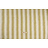 Cotton and Linen Canvas Print - Olive Stripes and Dots - British Imported