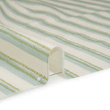 Cotton and Linen Canvas Print - Opal Stripes and Dots - British Imported