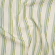 Cotton and Linen Canvas Print - Opal Stripes and Dots - British Imported