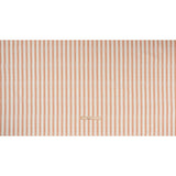 Cotton and Linen Canvas Print - Terracotta Stripes and Dots - British Imported