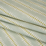 Cotton and Linen Canvas Print - Opal Dash and Dot Stripes - British Imported