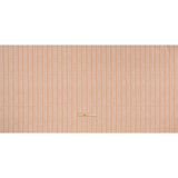Cotton and Linen Canvas Print - Raspberry Dash and Dot Stripes - British Imported