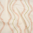 Cotton and Linen Canvas Print - Blossom Waves of Petal and Dots - British Imported