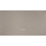 Polyester and Cotton Herringbone Twill - Charcoal Stripes - British Imported