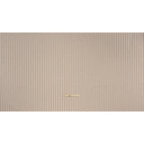 Polyester and Cotton Herringbone Twill - Dusky Pink Stripes - British Imported