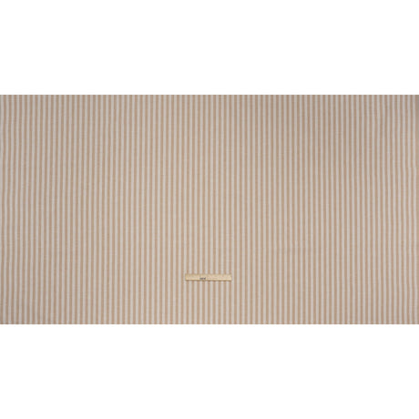 Polyester and Cotton Herringbone Twill - Dusky Pink Stripes - British Imported