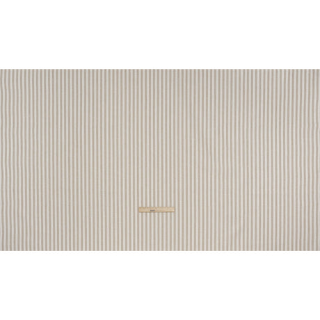 Polyester and Cotton Herringbone Twill - Natural Stripes - British Imported