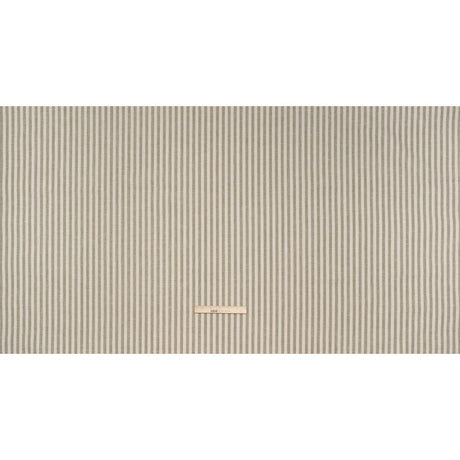 Polyester and Cotton Herringbone Twill - Sage Stripes - British Imported