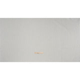 Polyester and Cotton Herringbone Twill - Seafoam Stripes - British Imported