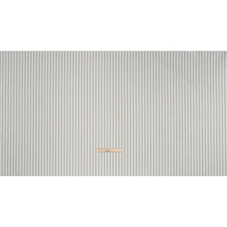 Polyester and Cotton Herringbone Twill - Seafoam Stripes - British Imported