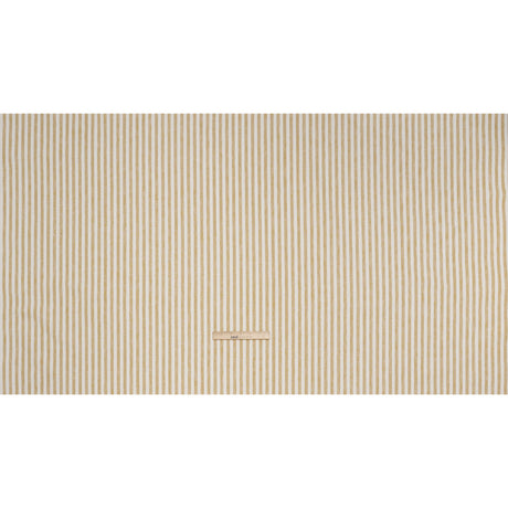 Polyester and Cotton Herringbone Twill - Sunflower Stripes - British Imported