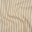 Polyester and Cotton Herringbone Twill - Sunflower Stripes - British Imported