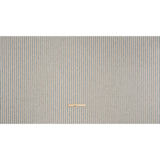 Polyester and Cotton Herringbone Twill - Teal Stripes - British Imported