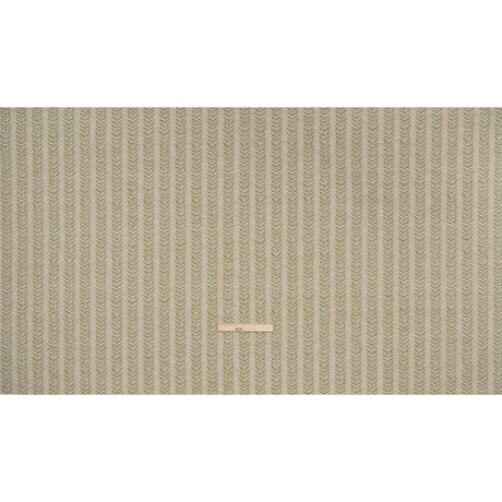 Polyester and Cotton Home Decor Jacquard - Olive Leafy Vine Stripes - British Imported