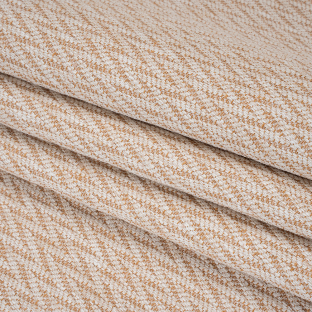 Polyester and Cotton Home Decor Jacquard - Tangerine Zig Zags - British Imported