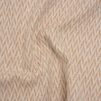 Polyester and Cotton Home Decor Jacquard - Tangerine Zig Zags - British Imported