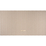 Polyester and Cotton Home Decor Jacquard - Dusky Pink Ikat Squares in Stripes - British Imported
