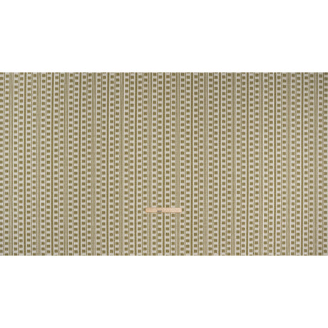 Polyester and Cotton Home Decor Jacquard - Olive Ikat Squares in Stripes - British Imported