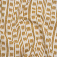 Polyester and Cotton Home Decor Jacquard - Sunflower Ikat Squares in Stripes - British Imported