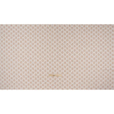 Polyester and Cotton Twill Jacquard - Dusky Pink Lines of Leaves - British Imported