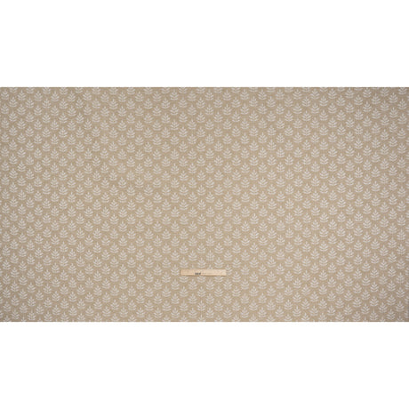 Polyester and Cotton Twill Jacquard - Natural Lines of Leaves - British Imported