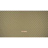 Polyester and Cotton Twill Jacquard - Olive Lines of Leaves - British Imported