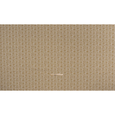 Cotton and Linen Canvas Print - Maize Block Print Florals - British Imported