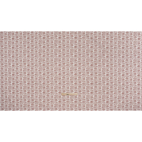 Cotton and Linen Canvas Print - Mulberry Block Print Florals - British Imported