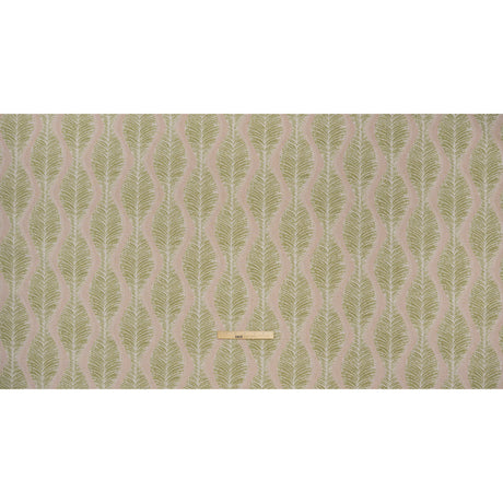 Polyester and Cotton Boucle Jacquard - Garden Leaf Ogee Waves - British Imported