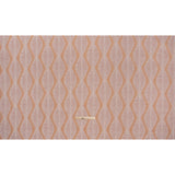 Polyester and Cotton Boucle Jacquard - Tangerine Leaf Ogee Waves - British Imported