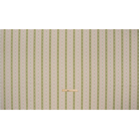 Recycled Polyester Twill Jacquard - Garden Stripes and Dashes - British Imported