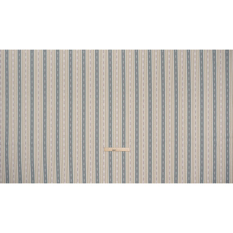 Recycled Polyester Twill Jacquard - Iris Stripes and Dashes - British Imported