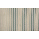 Recycled Polyester Twill Jacquard - Kingfisher Stripes and Dashes - British Imported