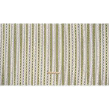 Recycled Polyester Twill Jacquard - Lagoon Stripes and Dashes - British Imported