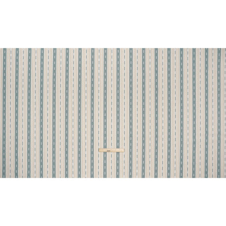 Recycled Polyester Twill Jacquard - Seaspray Stripes and Dashes - British Imported
