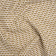 Recycled Polyester and Cotton Basketweave Dobby - Maize Little Squares - British Imported